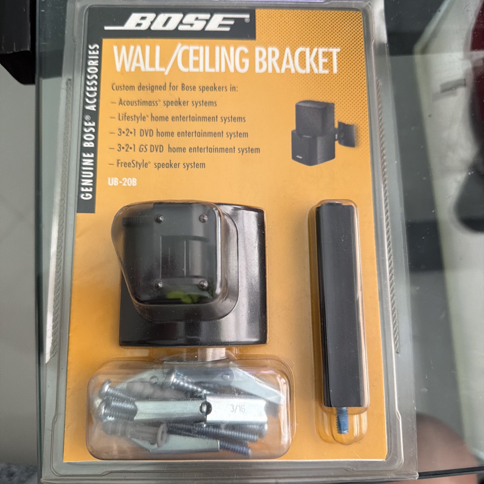 Genuine Bose UB-20B Black Wall/Ceiling Support Bracket New