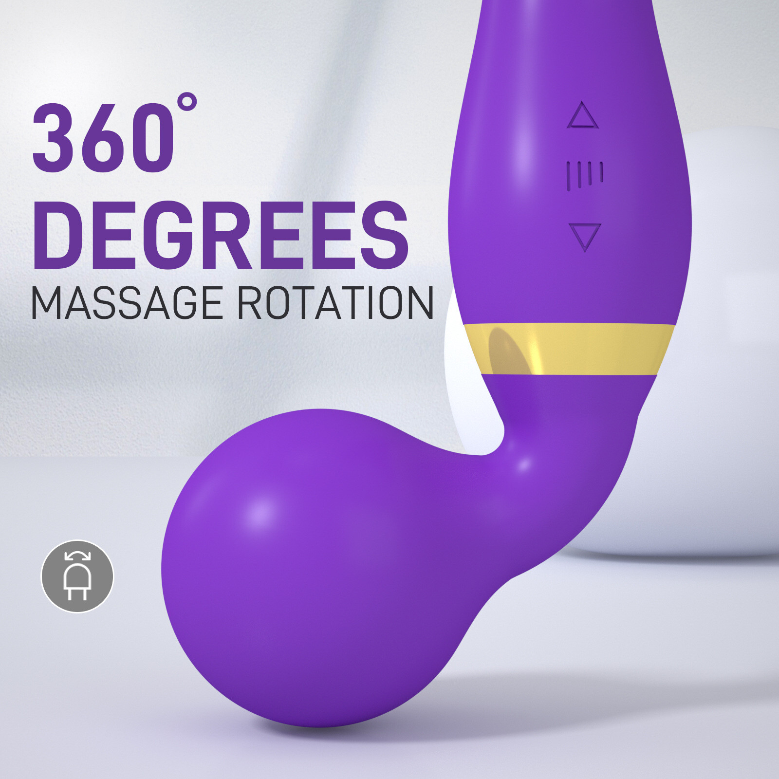 Double Head 8 Speed 20 Modes Vibrating Massager Full Body Magic Therapy Motor