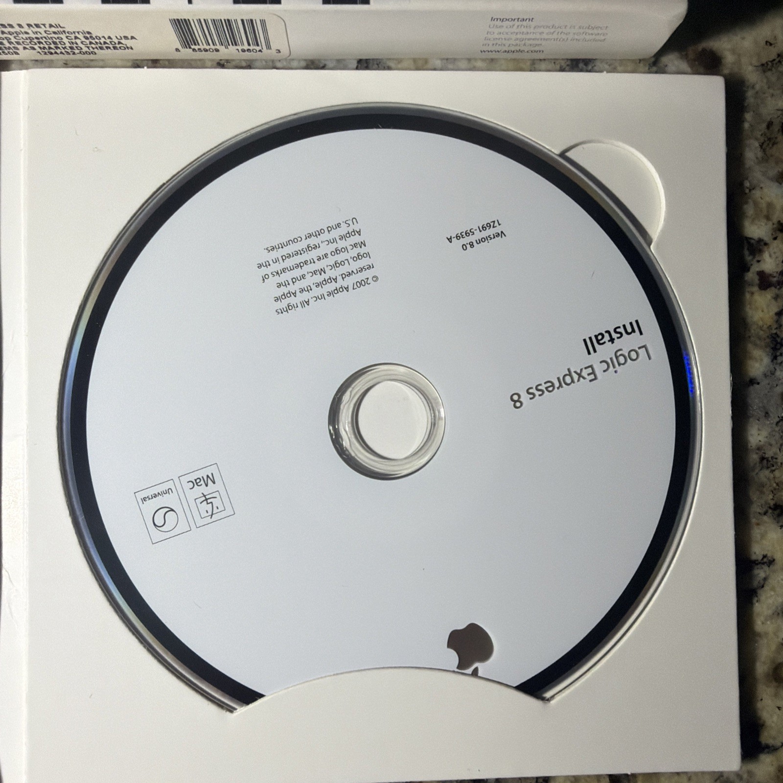 Apple Logic Express 8: Music Editing/Composing for Intel-based (Mac) retail key