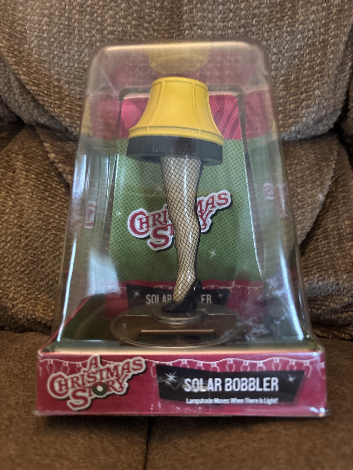 A Christmas Story Leg Lamp Solar Bobbler New In Box (Magic Power Co.); NIB