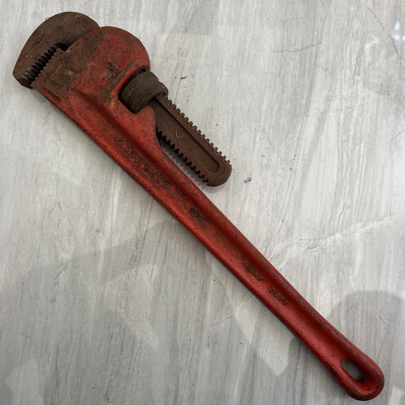 Craftsman Pipe Wrench 18" Heavy Duty 55678 Made In USA