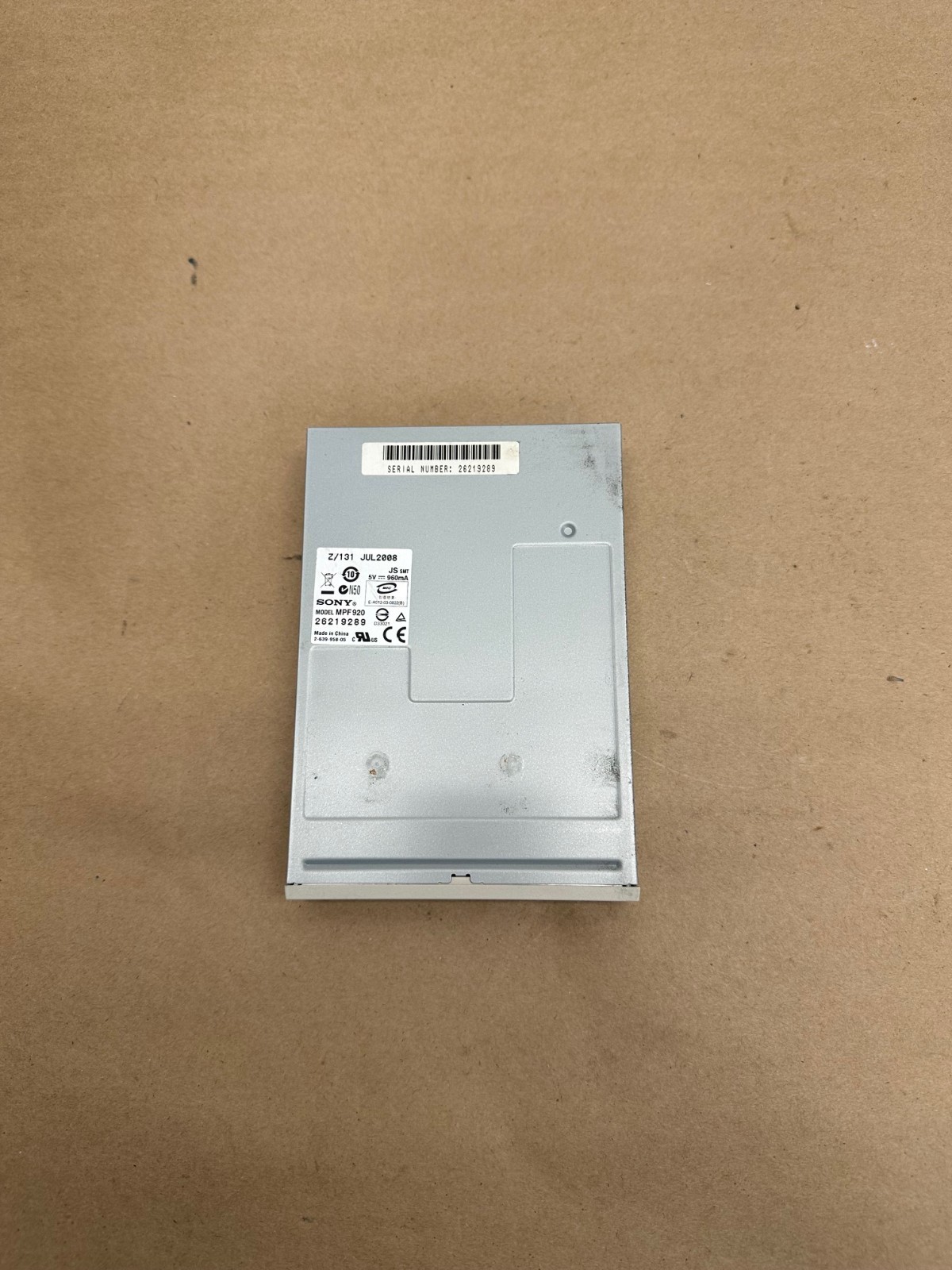 SONY MPF920 Internal Floppy Disk Drive