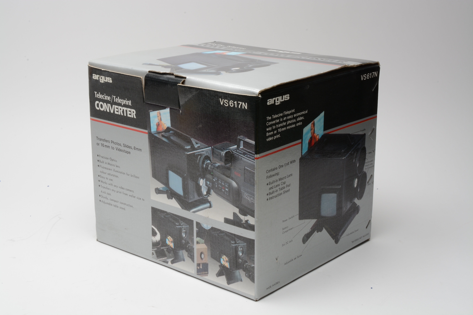 Argus VS617N Video / Digital transfer movies, slides to video/digital - New