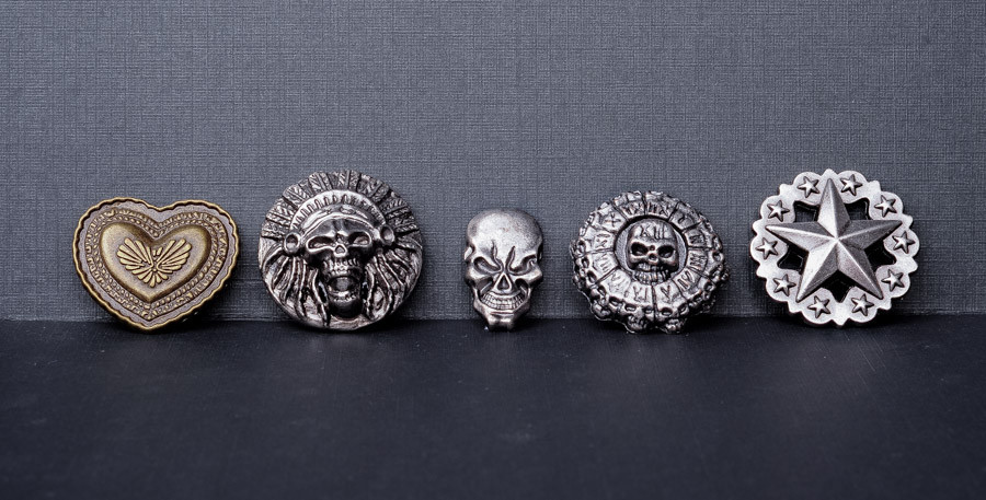 5pcs DIY Antique Style SADDLE Stud Rivet Tack Punk Decor Conchos Leathercraft