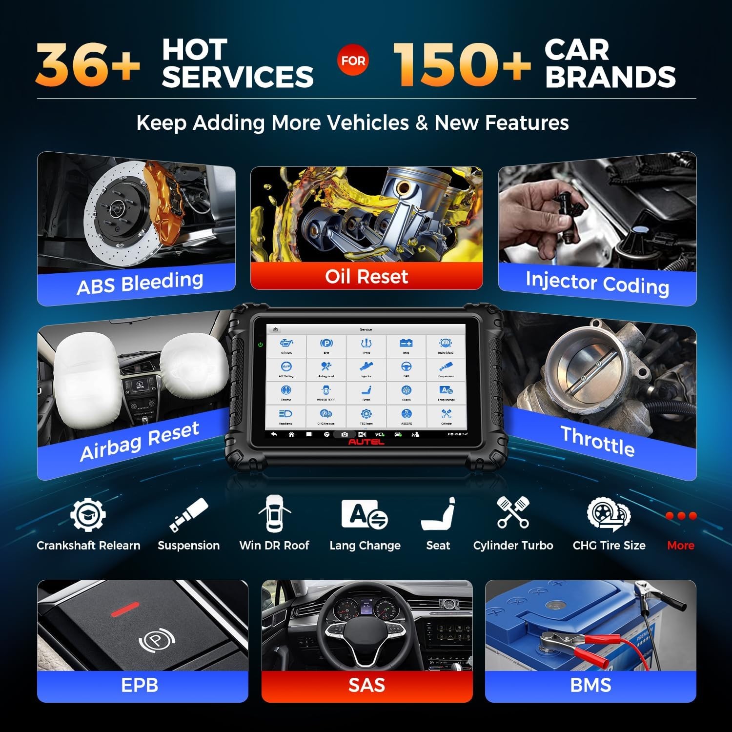 2026 Autel MaxiSYS MS906 Pro ECU Coding Full System Diagnostic Scanner MK906 PRO