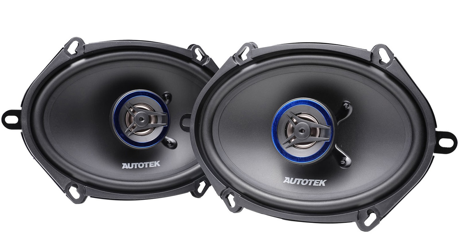 Pair Autotek SM5768CX 5 x 7" / 6 x 8" 250 Watt Coaxial Car Audio Speakers