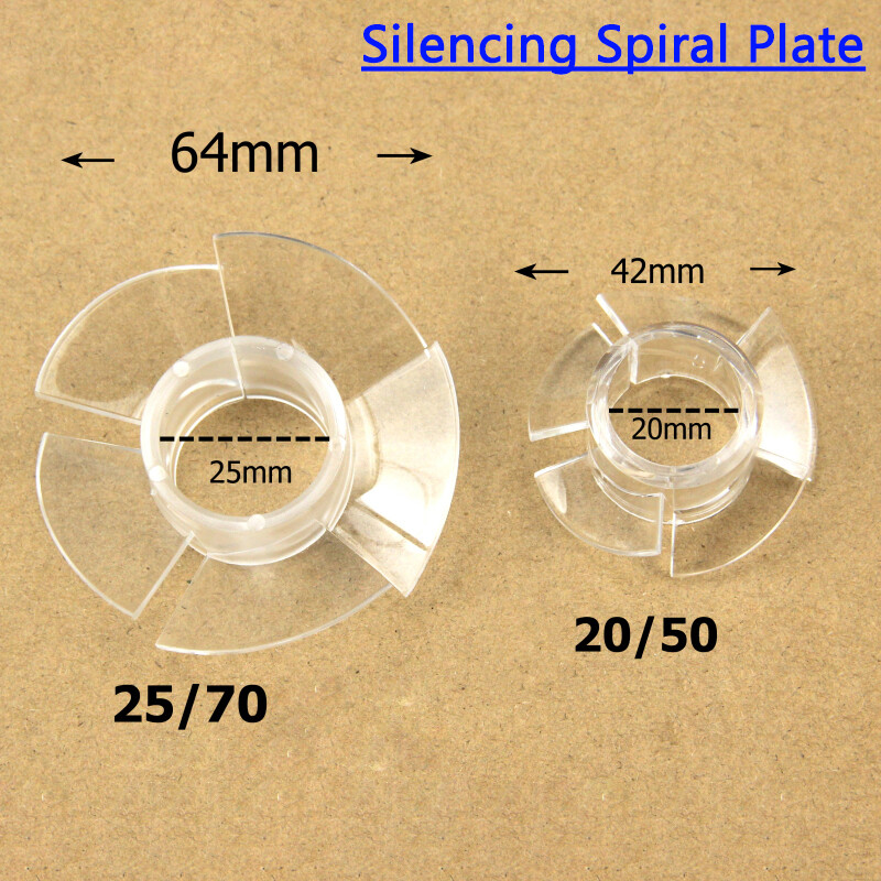 Fish Tank Silencer Silencing Spiral Plate Triple Overflow Noise Reduction 20/25