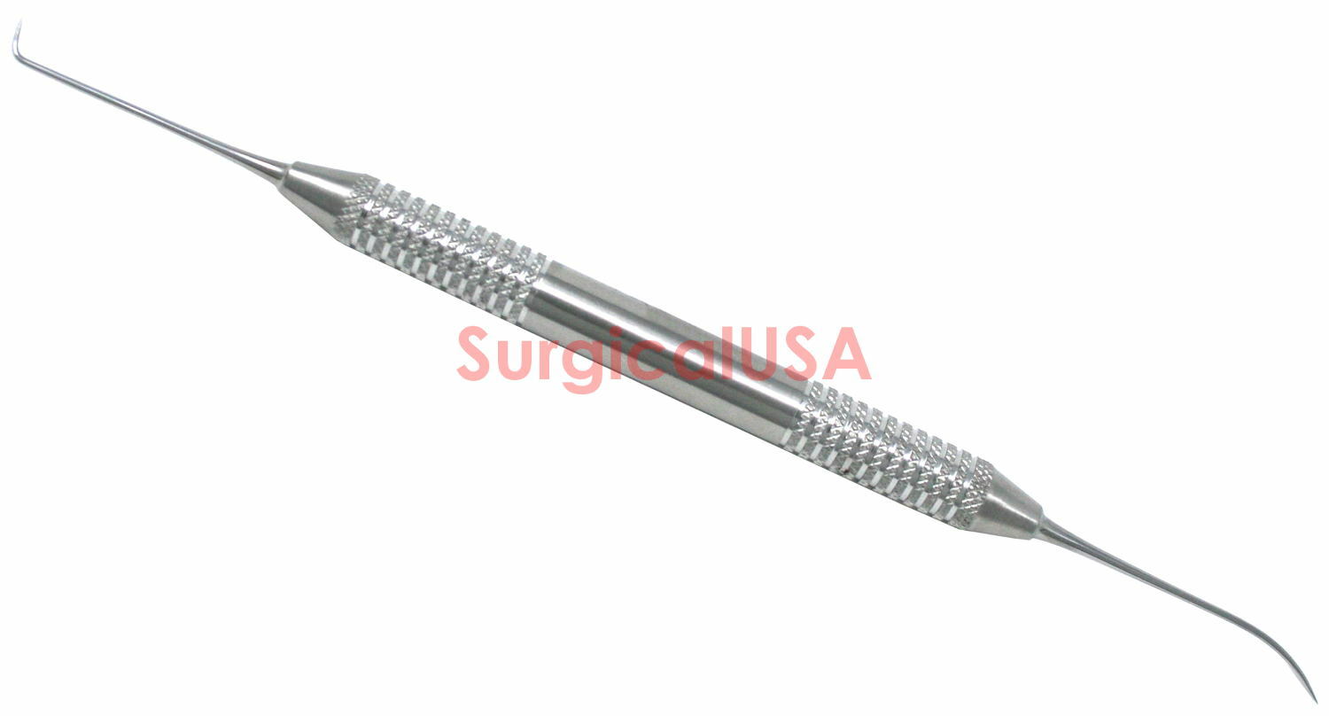 Dental Explorer 6 Double End Round Handle Cavity Finder Thin Sharp Durable Tips