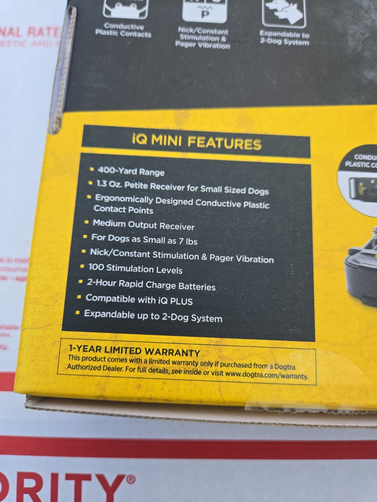 Dogtra iQ Mini Remote Dog Training Collar, Lot A, READ