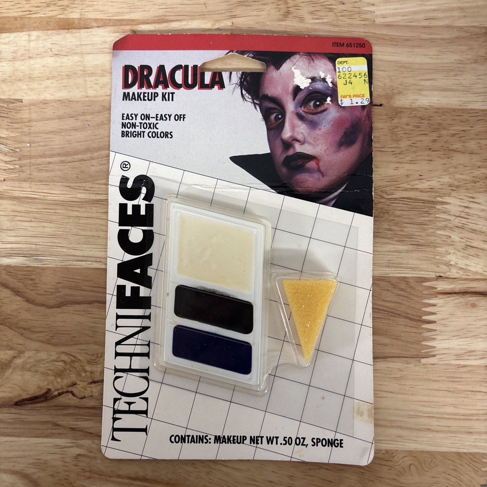 Vtg Halloween Makeup Vtg Dracula Makeup Spearhead Makeup 1993 Technifaces NOS