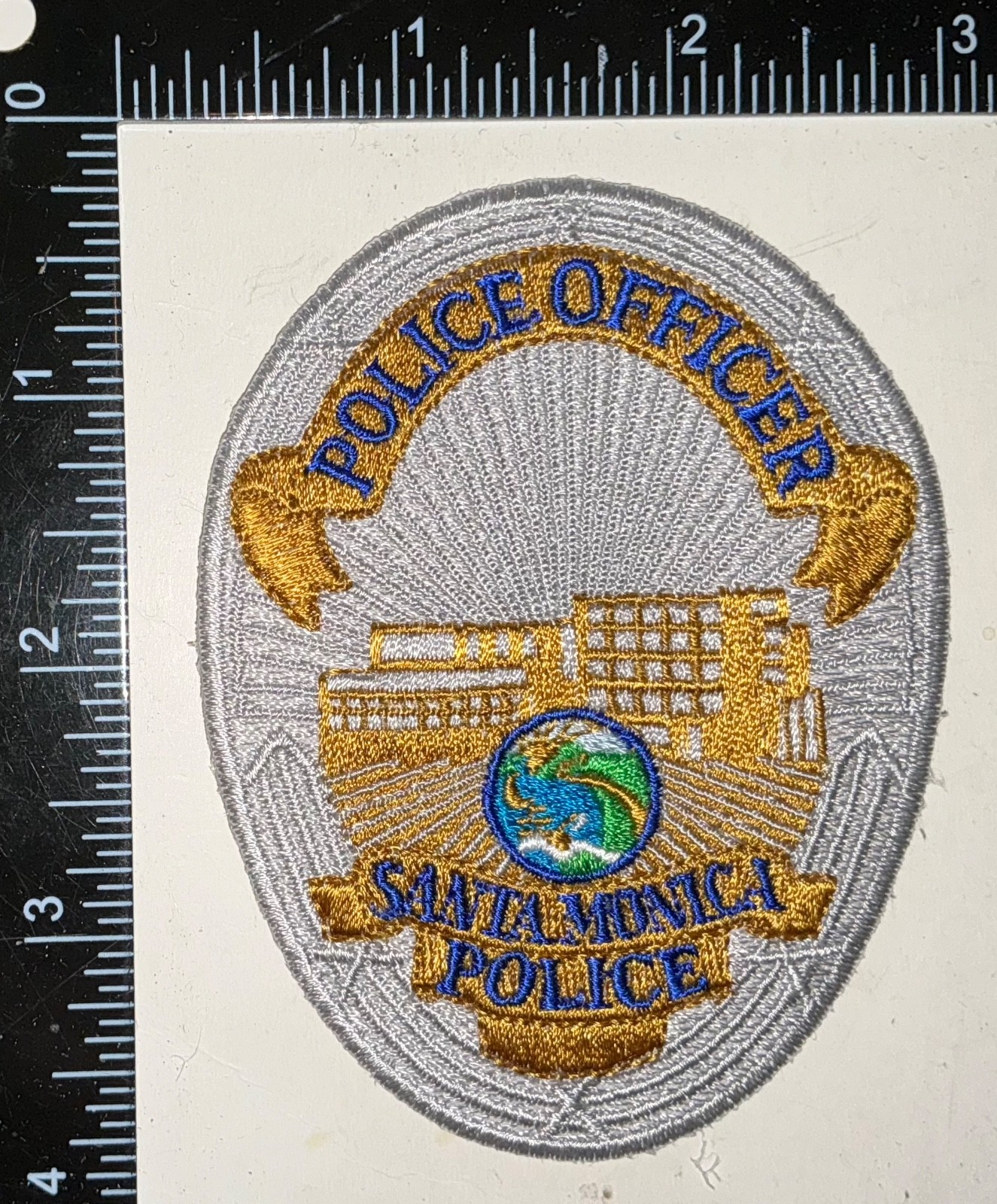 Santa Monica California CA Police Officer Patch