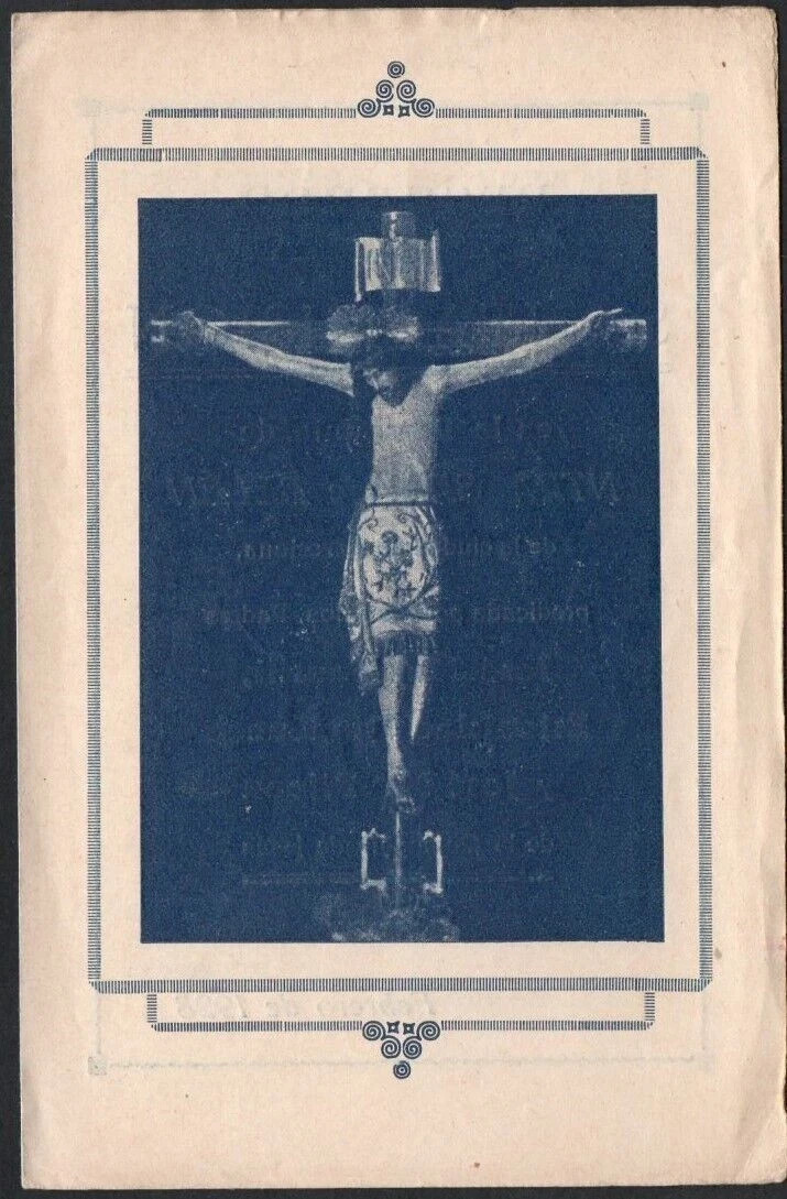Holy card antique de Jesus santino image pieuses estampa