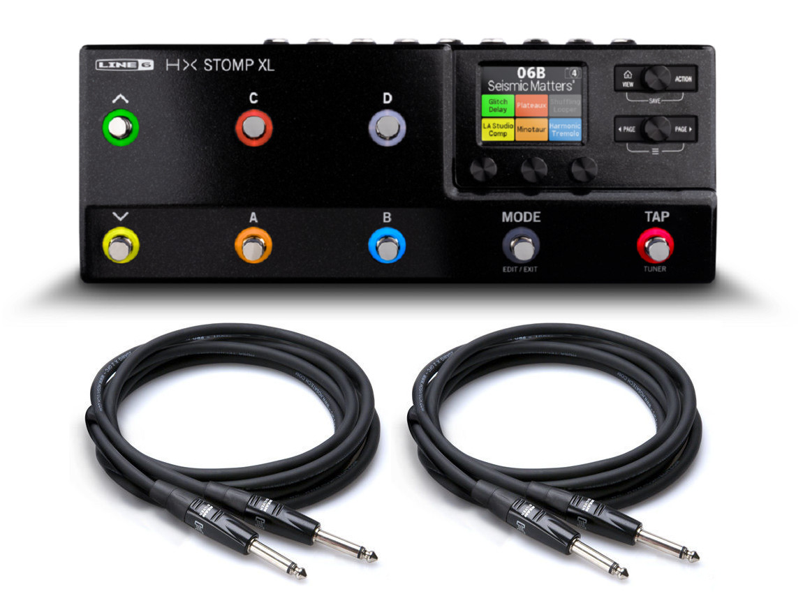 New Line 6 HX Stomp XL Amp & Effects Processor Guitar Multi Effects Pedal