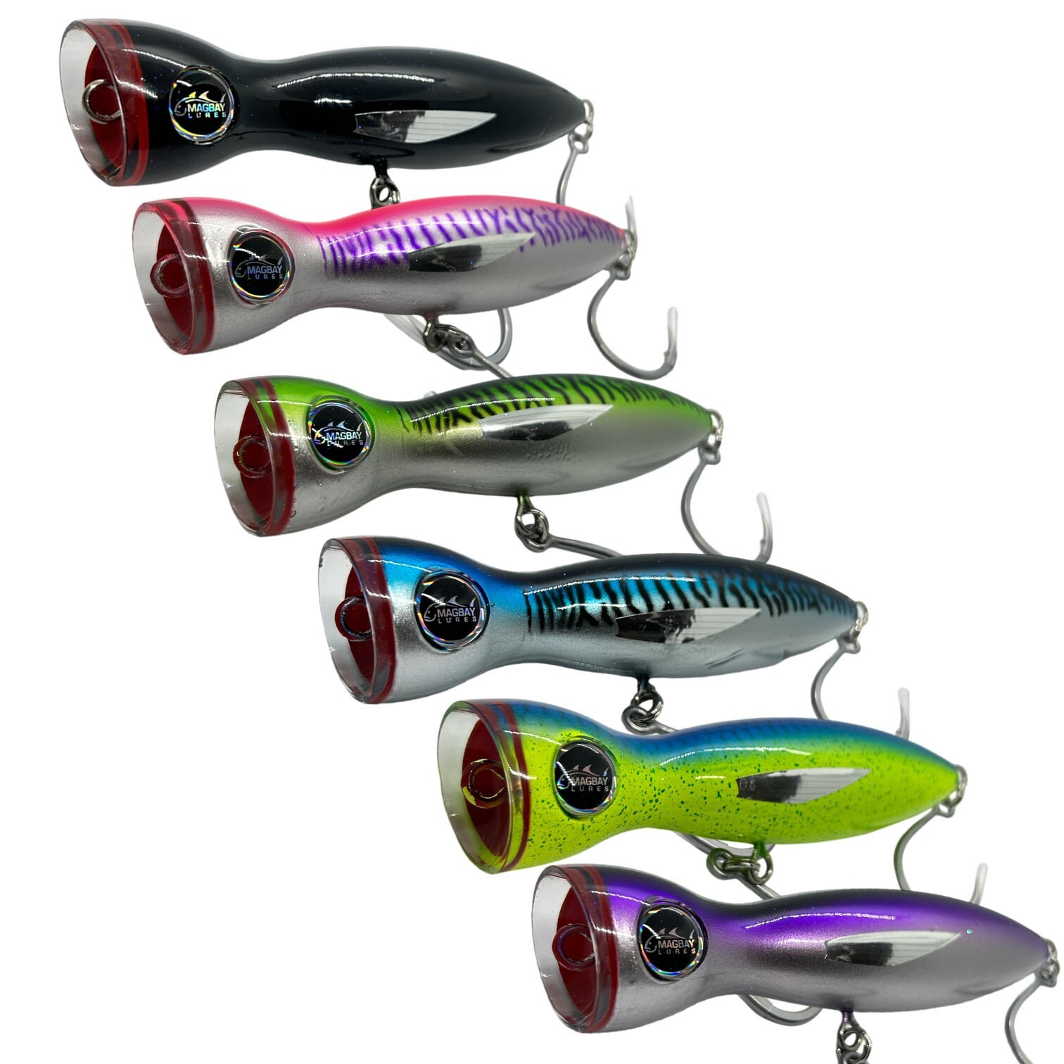 Aguamala Poppers™- Multi-Color Lures Topwater Fishing Lure for Aggressive Strike