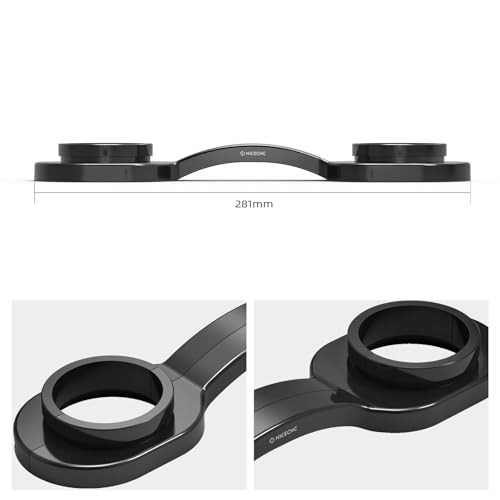 Aluminum Motorcycle Front Suspension Stabilizer Compatible with Kawasaki Black