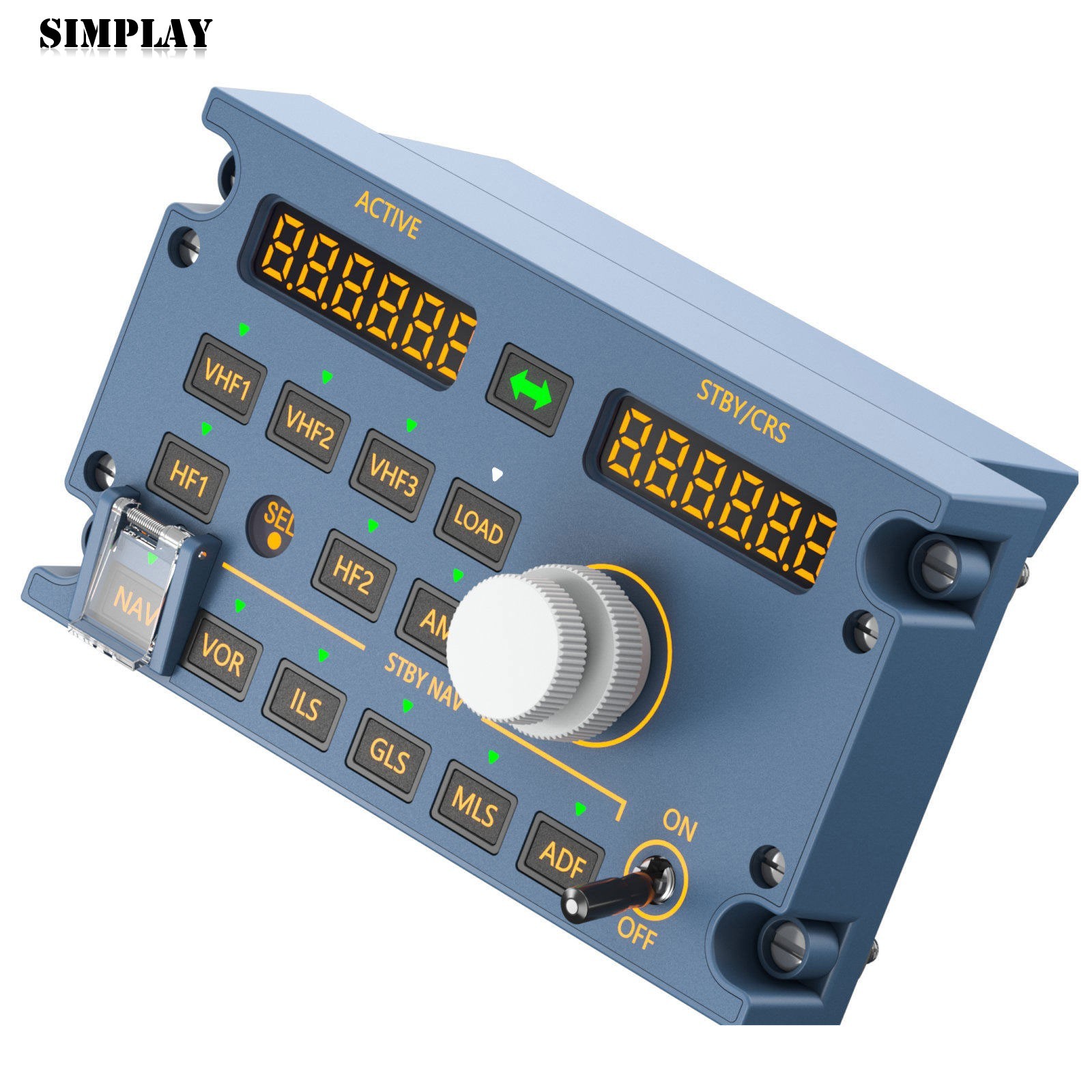 WINCTRL 32 RMP Compact Radio Control Panel Flight Game Support for MSFS X-Plane