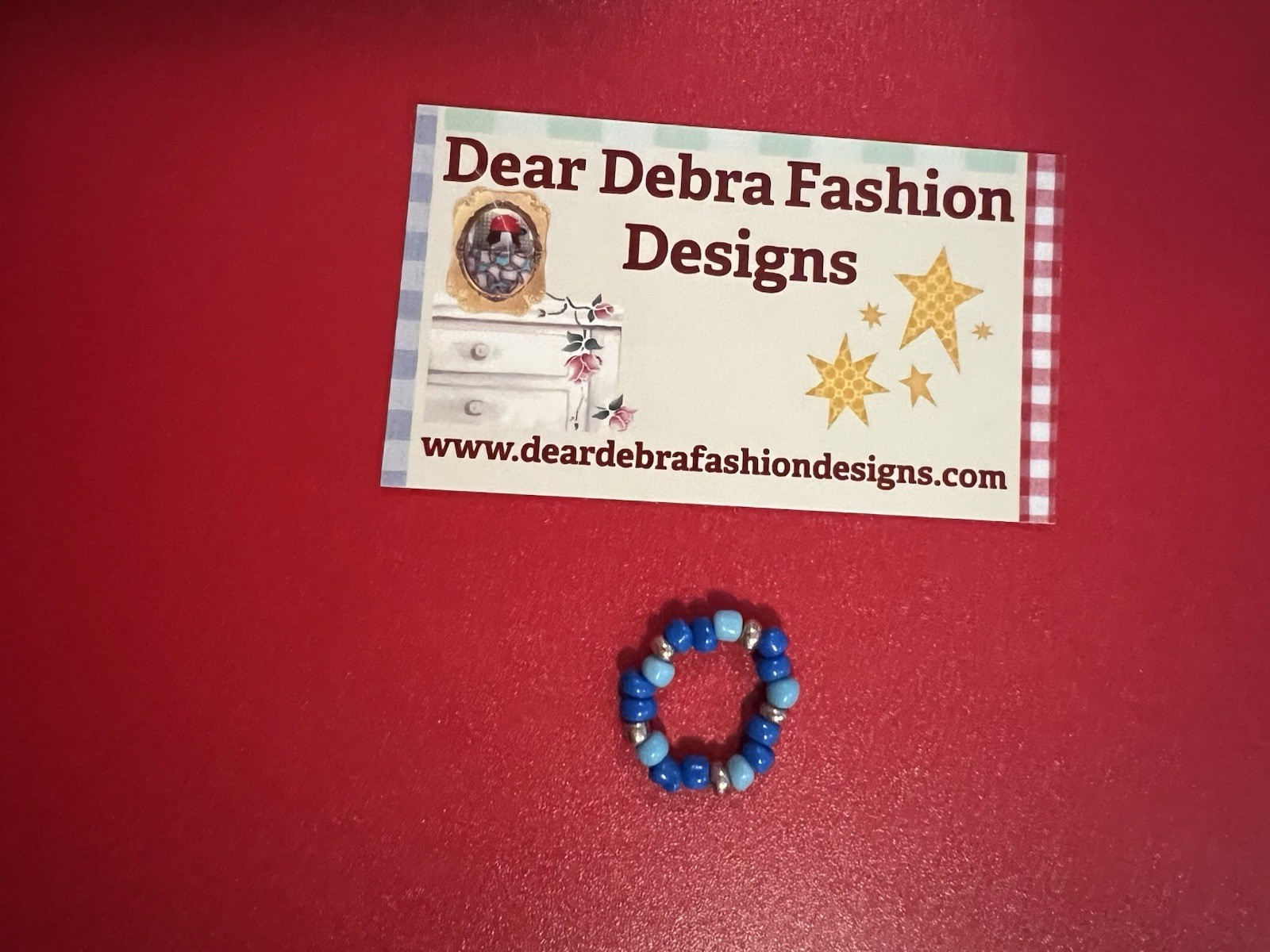 Beaded Ring One Size Fits All