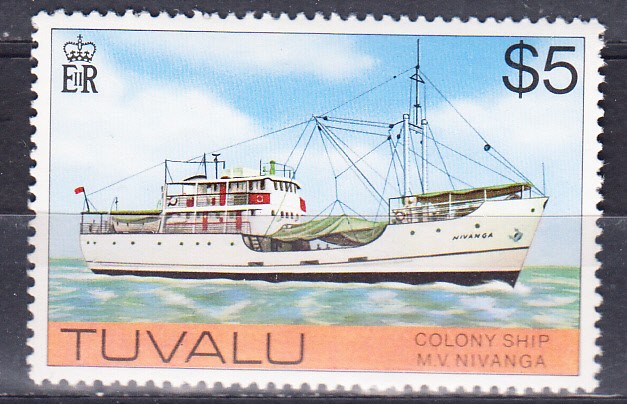 W TUVALU 0037 COLONY SHIP