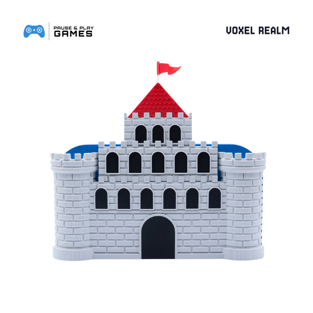 Switch 2 Dock Gaming Voxel Realm 8bit Castle Accessory
