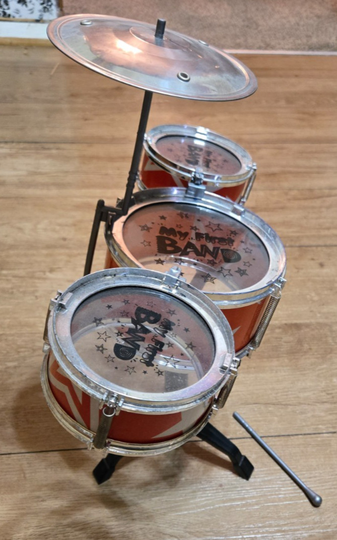 My First Band Drum Set Child Red