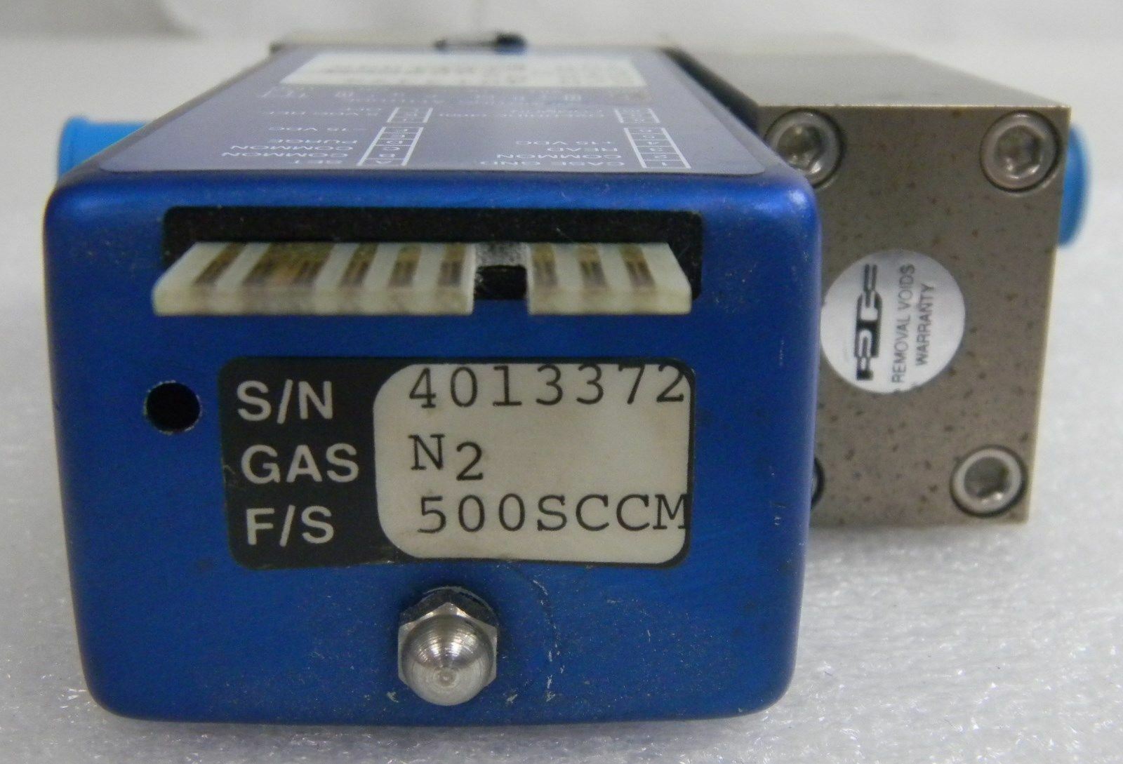Precision Flow Devices 401, Mass Flow Controller, Gas- N2, Range- 500 SCCM, VCR