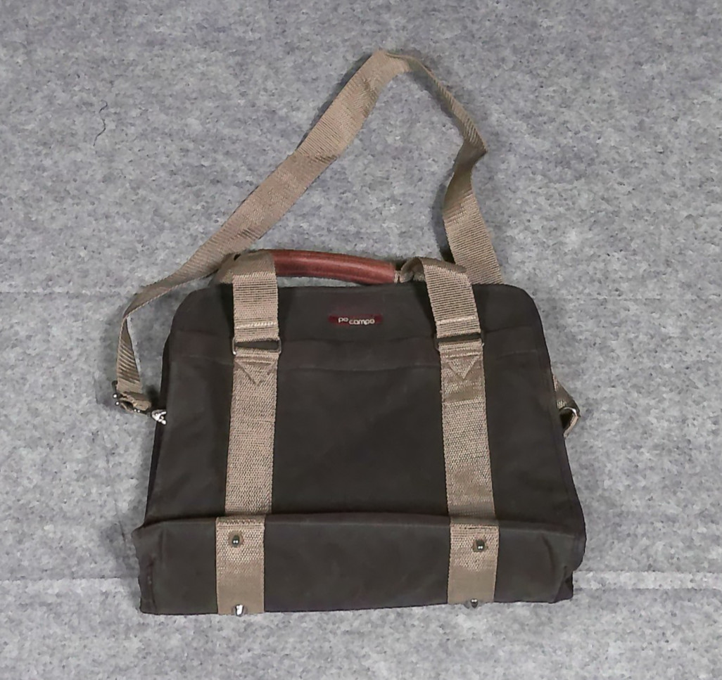 Po Campo Bike Handlebar Bag Dark Brown Cycling Commuter Convertible