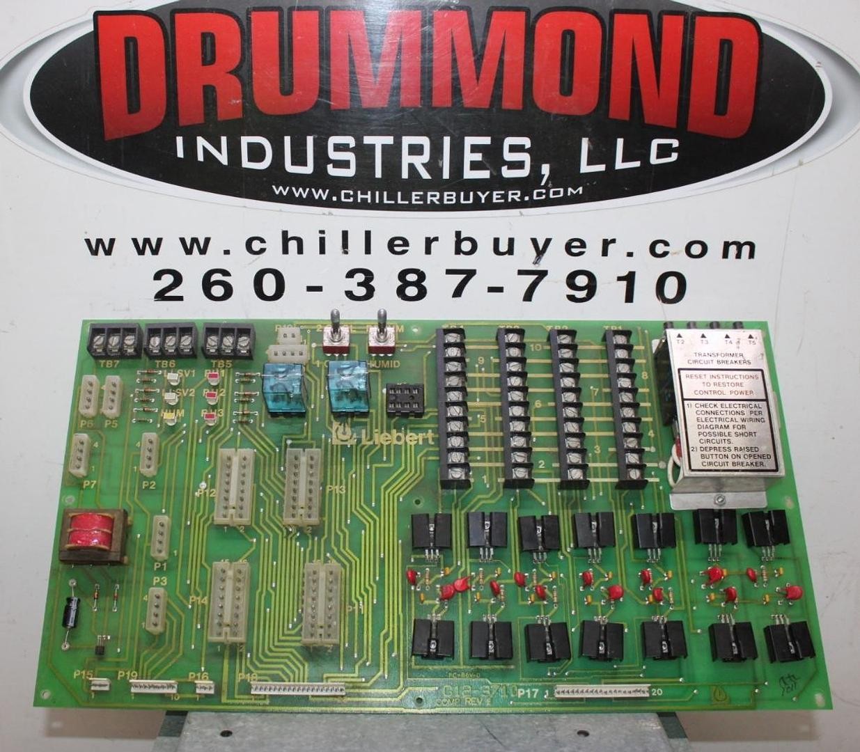 LIEBERT CONTROLLER CIRCUIT BOARD G12-3710 REV. E **WARRANTY INCLUDED**