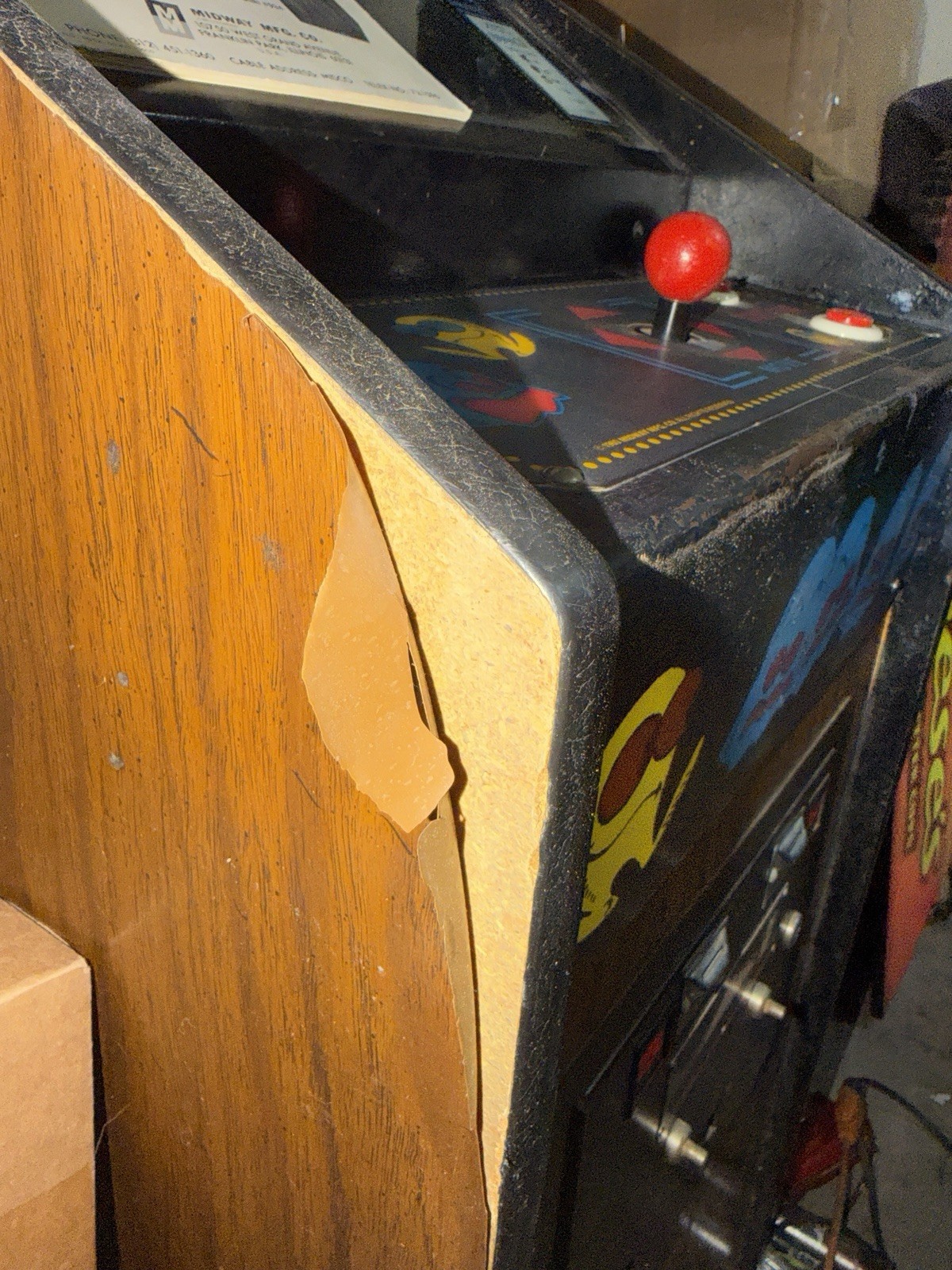 PAC-MAN CABARET “MINI” CABINET ARCADE MACHINE by MIDWAY LOCAL PICKUP ONLY