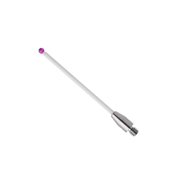M3 CMM Ceramic Stem Styli,2mm Ruby Ball,L40mm,Compatible Renishaw A-5004-3646