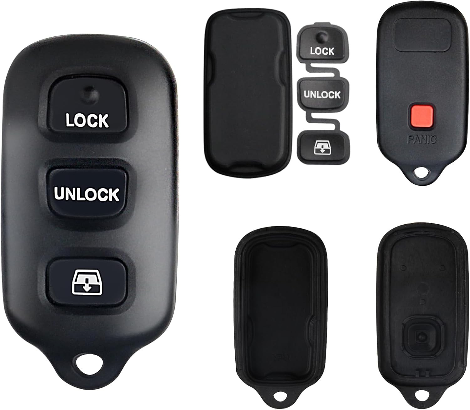 for Remote Key Fob Replacement, Compatible with 4Runner Camr Color: B-Toyota-1