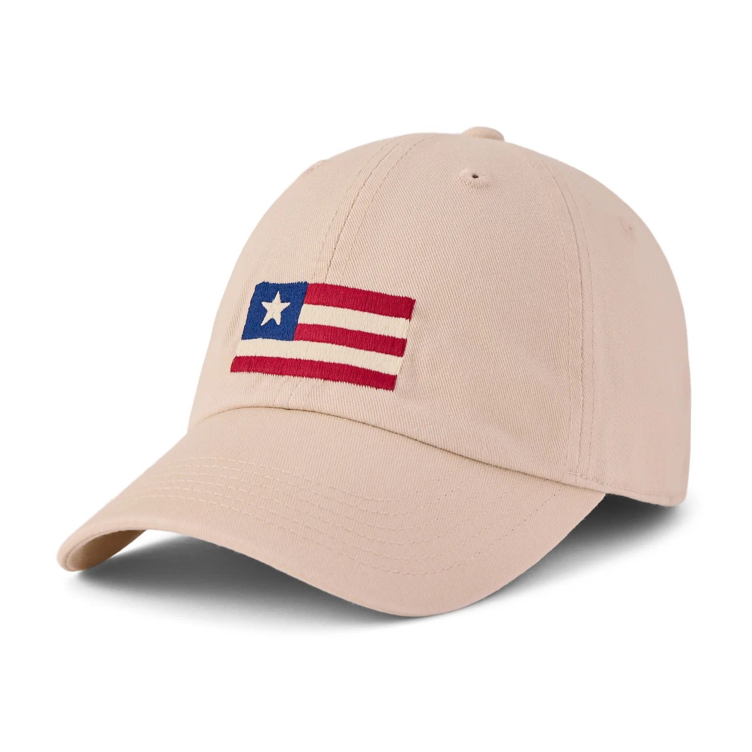 Life Is Good Three Stripe Flag Chill Cap, Birch White