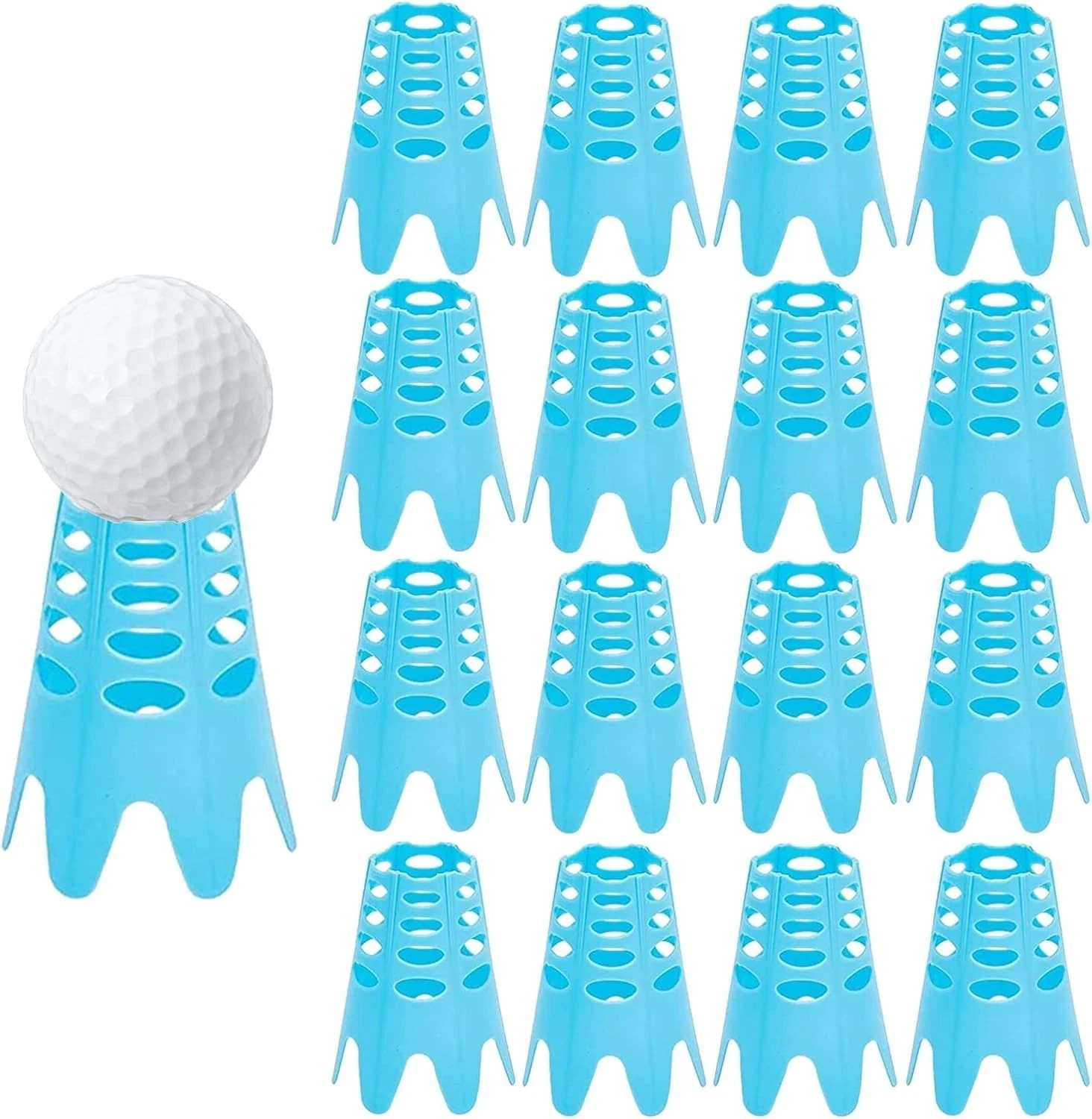 Golf Simulator Tees Indoor Golf Tees for Simulator Plastic Practice Golf Mat
