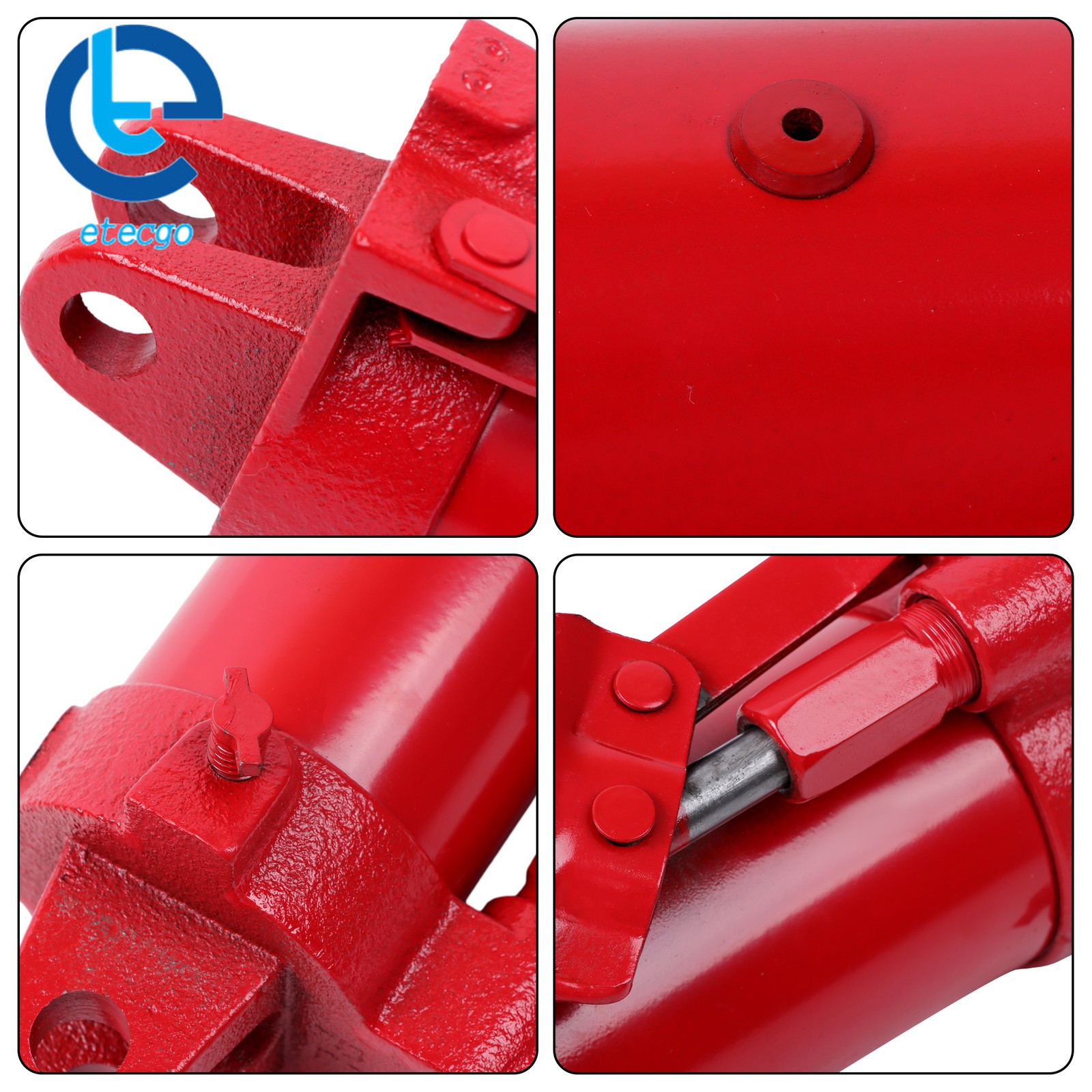 8 T Hydraulic Long Jack Manual Single Pump Engine Lift Cherry Picker