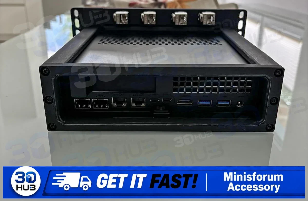 10 Inch 2U Rackmount Enclosure MINISFORUM MS-A2 MS-A1