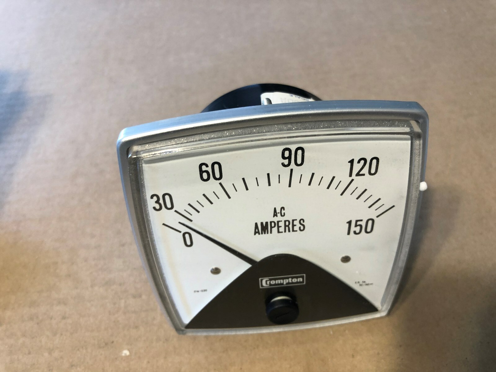 Gauge, amp meter, Crompton, AA-LSPZ