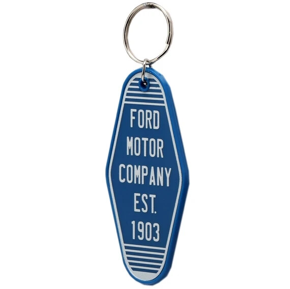 Ford Motor Company Est. 1903 Retro Hotel Room Keychain New Free Shipping