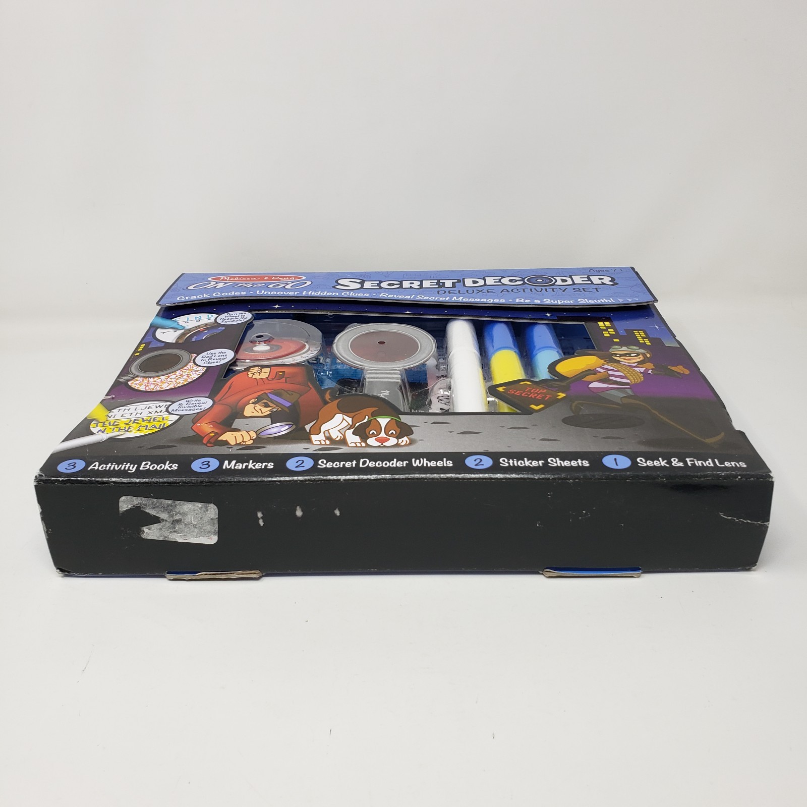 Melissa & Doug On the Go Secret Decoder Deluxe Activity Set - NEW/SEALED