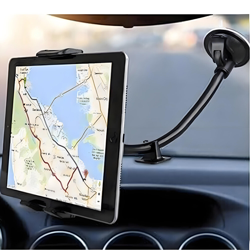 Universal Car Windshield Holder Cellphone Mount for iPhone iPad Tablet 4.7"-12"