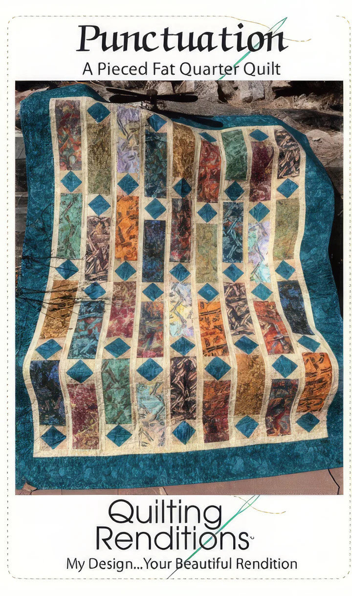 PUNCTUATION Quilt Pattern by Quilting Renditions-Pieced Quilt Pattern