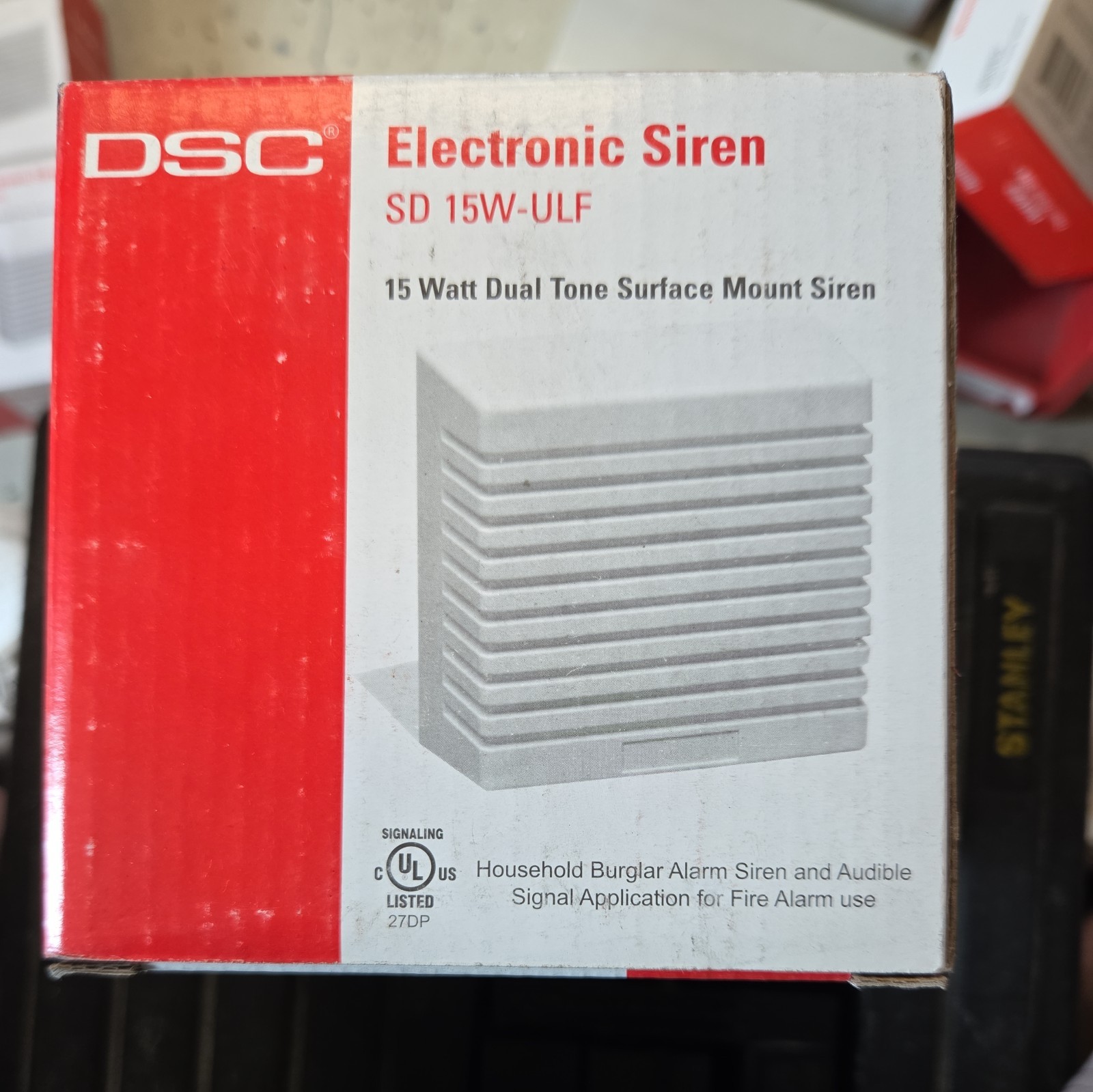 DSC SD 15W-ULF 15 Watt Dual Tone Electronic Surface Mount Siren