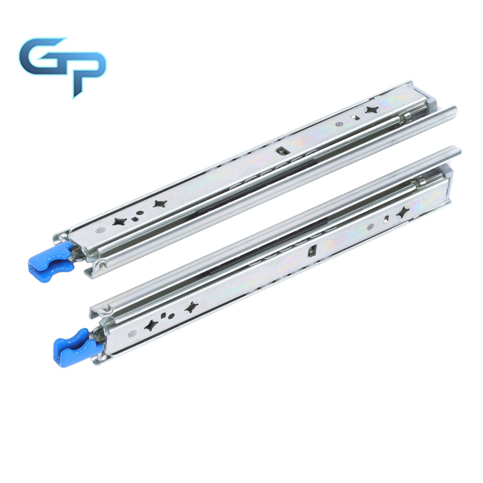 250lb Capacity Locking Drawer Slides 12" Heavy Duty Ball Bearing Glides