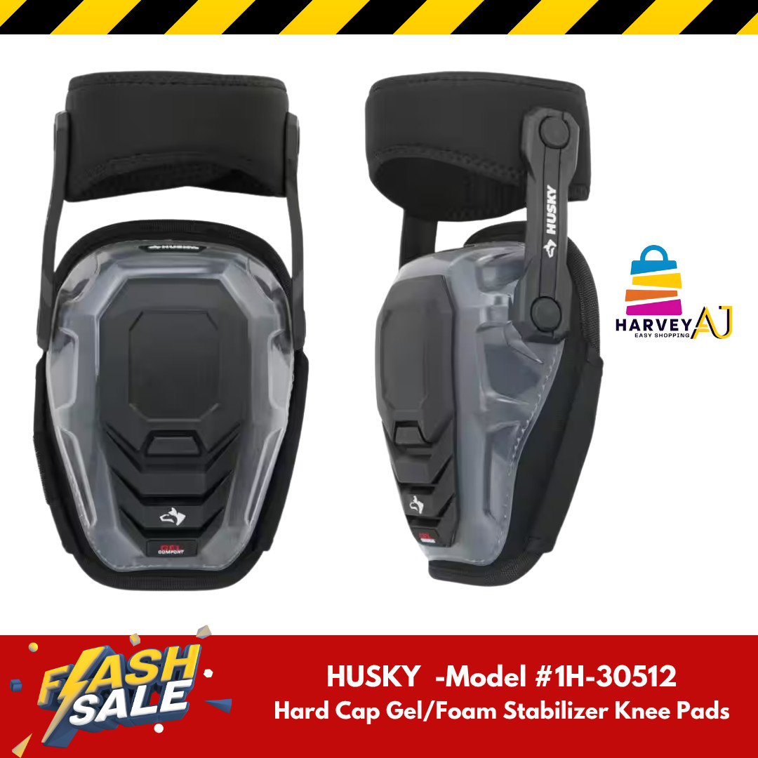Husky - Hard Cap Gel/Foam Stabilizer Knee Pads – Model 1H-30512