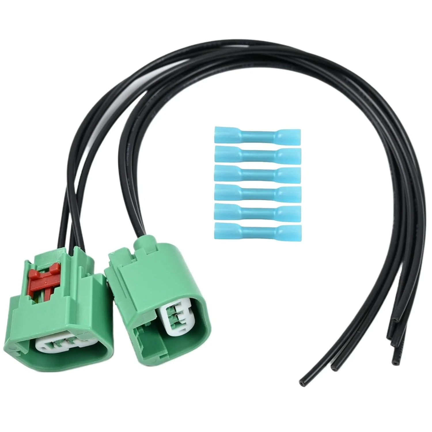 2PCS Headlight Connector Plug Pigtail Wiring Harness for Jeep RAM Chrysler, Head