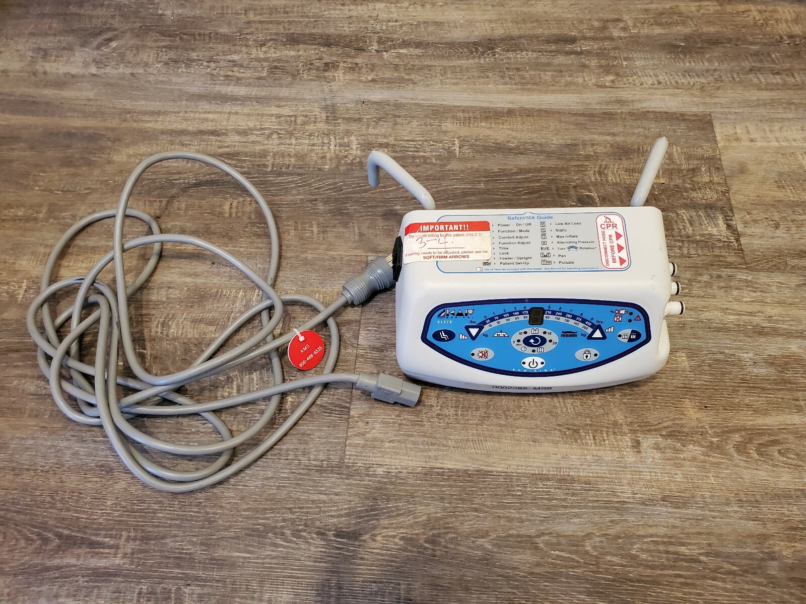Kap Medical Low Air Loss Mattress K-0 Elite Control Unit