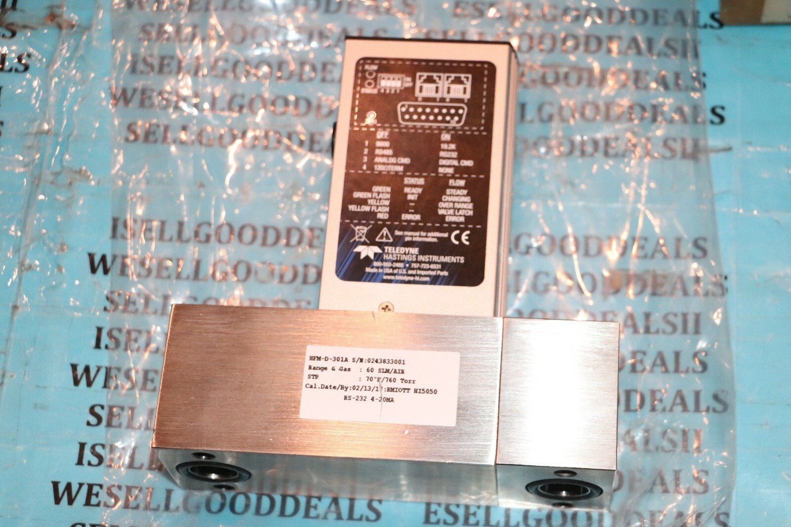 Teledyne HFM-D-301A Thermal Mass Flow New