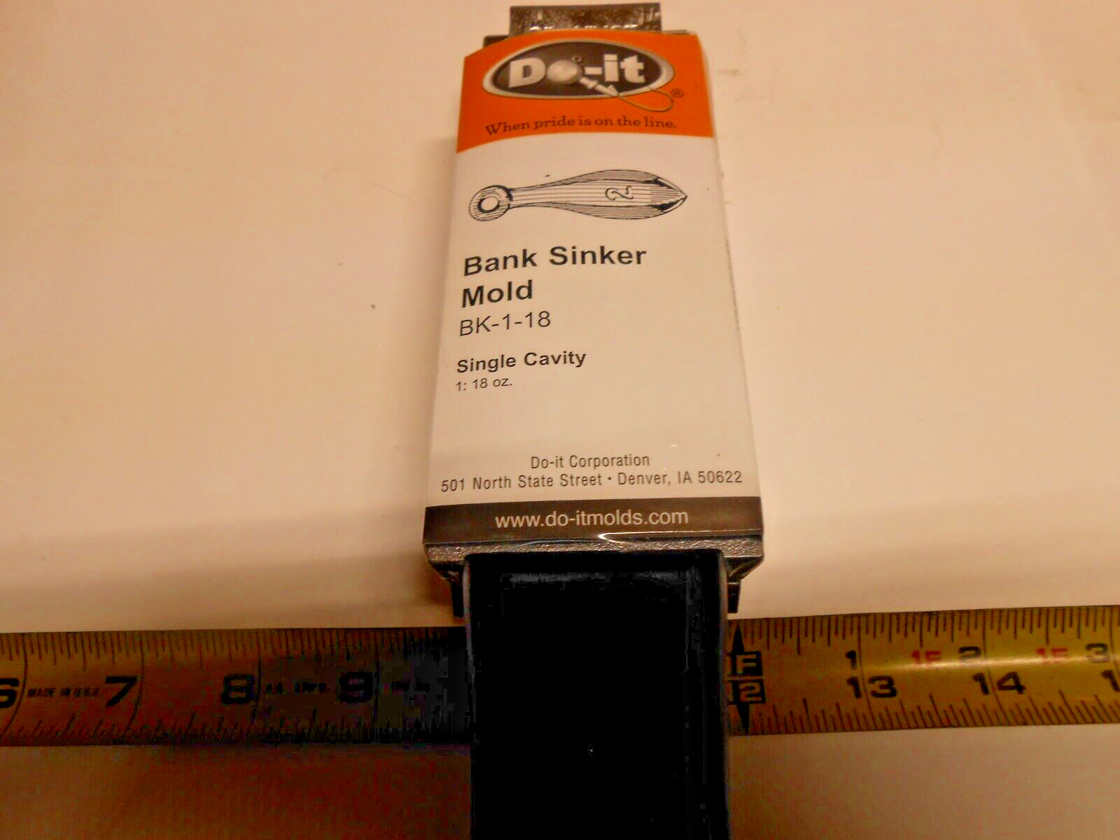 3269 Do-It Bank Sinker Mold 18 oz Free Shipping