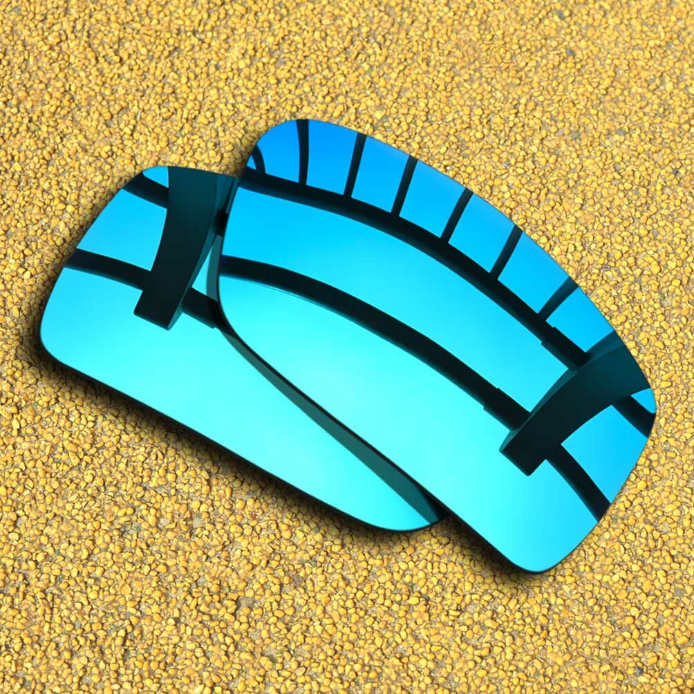 Polarized Lenses Replacement for-Oakley Tincan Sunglasses - Ice Blue Mirror