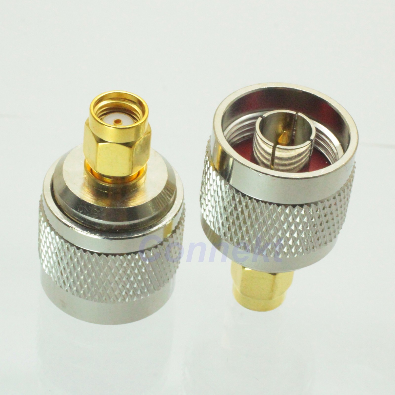 1pce N male plug to RP-SMA male jack RF adapter connector
