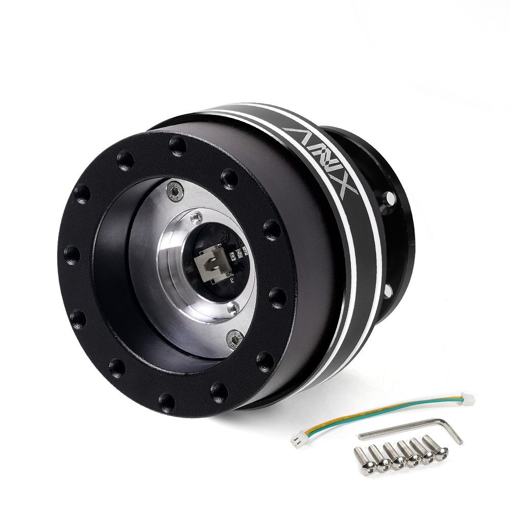 70mm Black Steering Wheel Quick Release + Wheel Base For Moza/Simagic SIM Racing