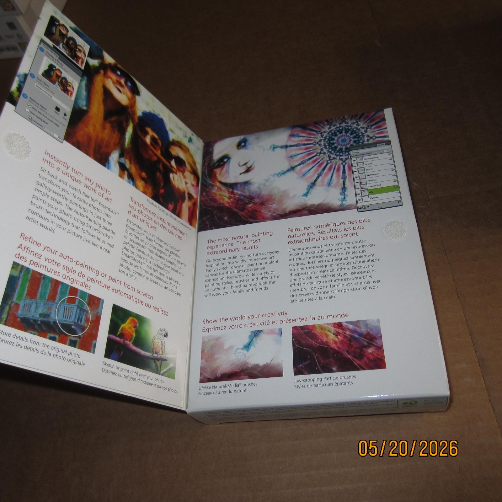 NEW Corel Painter Essentials 5 Software Windows 8 Or MAC Drawing Painting